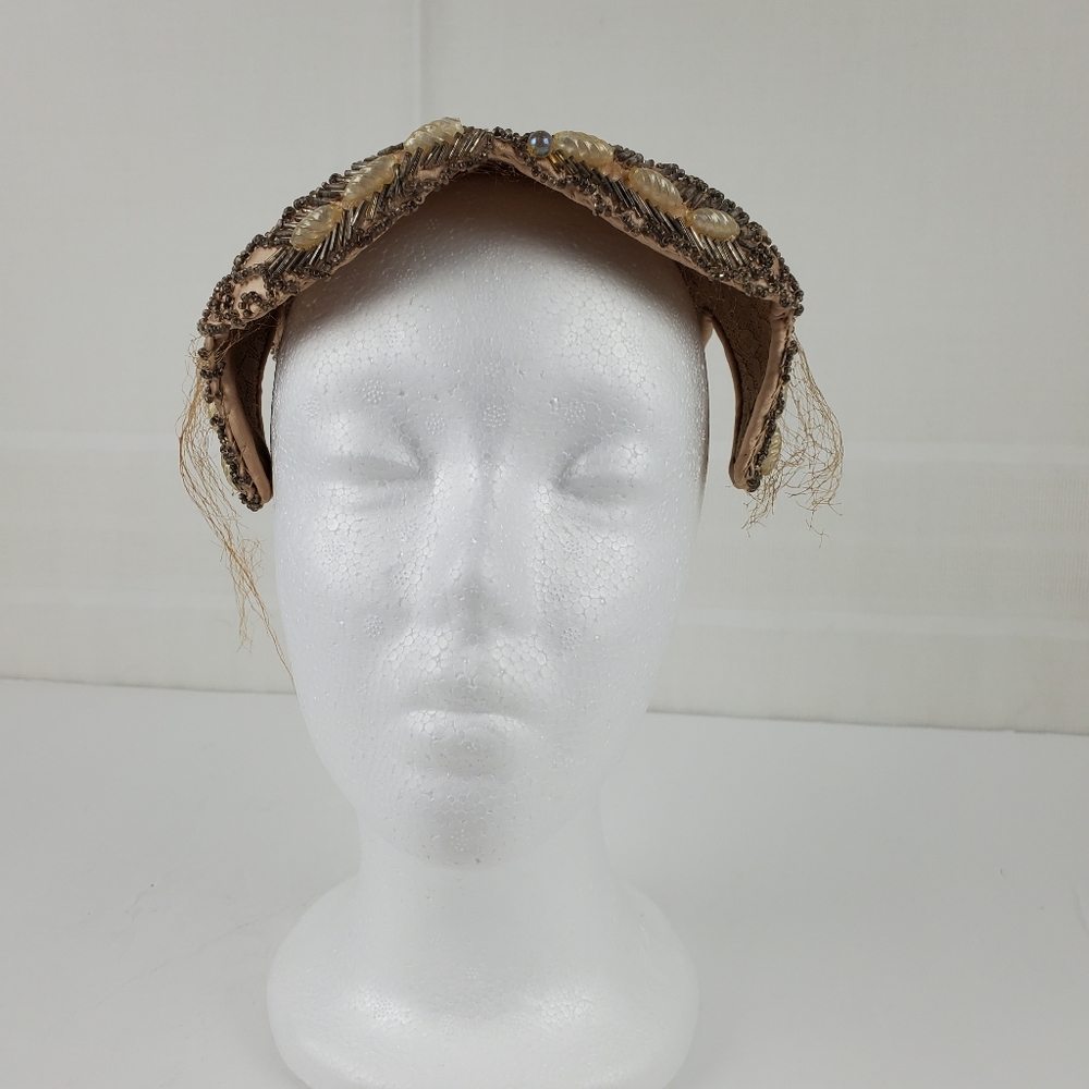 Vintage 50s cocktail hat